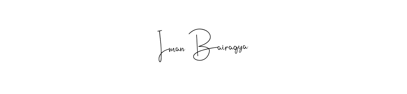 You should practise on your own different ways (Andilay-7BmLP) to write your name (Iman Bairagya) in signature. don't let someone else do it for you. Iman Bairagya signature style 4 images and pictures png