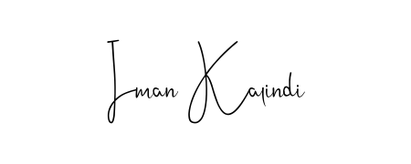Practice writing Iman Kalindi with the flow of Andilay-7BmLP lettering. A fantastic source of inspiration for developing your personal signature style. Iman Kalindi signature style 4 images and pictures png