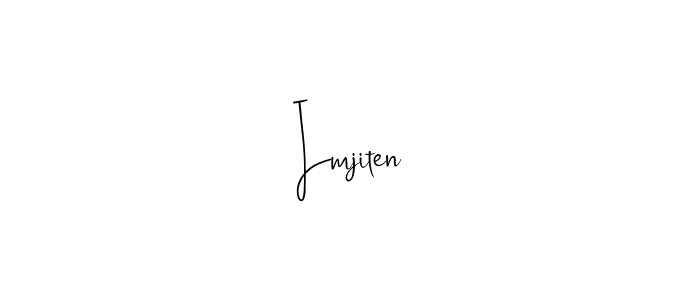 You can use this online signature creator to create a handwritten signature for the name Imjiten. This is the best online autograph maker. Imjiten signature style 4 images and pictures png