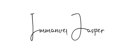 The Andilay-7BmLP font transforms the name Immanuel Jasper into an executive sign with sharp precision and distinguished character. Immanuel Jasper signature style 4 images and pictures png