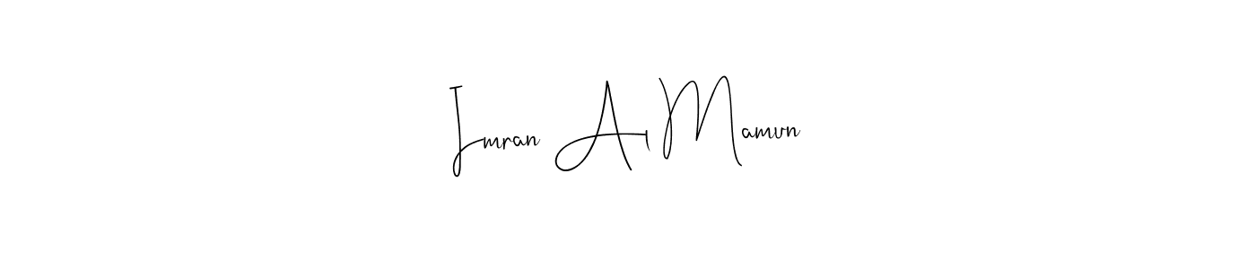 if you are searching for the best signature style for your name Imran Al Mamun. so please give up your signature search. here we have designed multiple signature styles  using Andilay-7BmLP. Imran Al Mamun signature style 4 images and pictures png