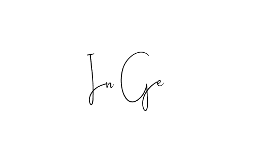 You can use this online signature creator to create a handwritten signature for the name In Ge. This is the best online autograph maker. In Ge signature style 4 images and pictures png