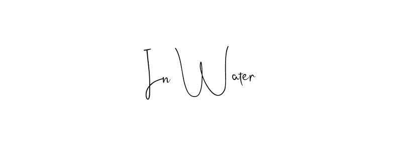 Make a beautiful signature design for name In Water. Use this online signature maker to create a handwritten signature for free. In Water signature style 4 images and pictures png
