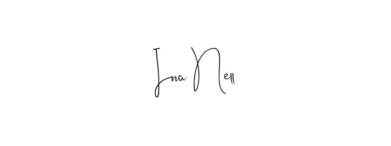 Make a beautiful signature design for name Ina Nell. Use this online signature maker to create a handwritten signature for free. Ina Nell signature style 4 images and pictures png