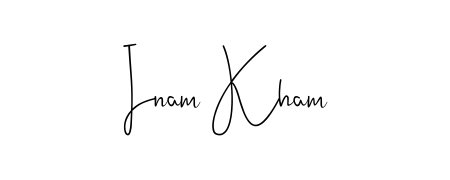 Turn your name Inam Kham into a signature brand with Andilay-7BmLP styling. Download in standard PNG or transparent format anytime. Inam Kham signature style 4 images and pictures png