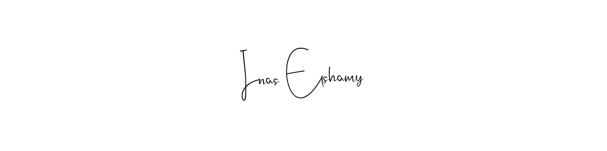 It looks lik you need a new signature style for name Inas Elshamy. Design unique handwritten (Andilay-7BmLP) signature with our free signature maker in just a few clicks. Inas Elshamy signature style 4 images and pictures png