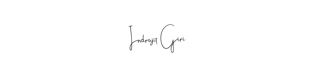 Make a beautiful signature design for name Indrajit Giri. With this signature (Andilay-7BmLP) style, you can create a handwritten signature for free. Indrajit Giri signature style 4 images and pictures png