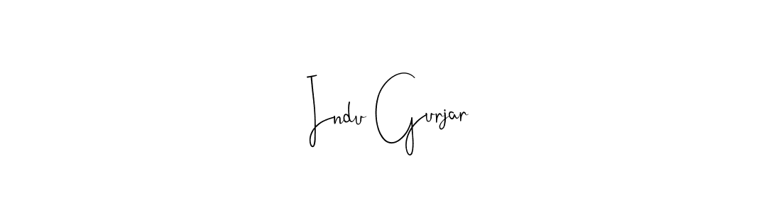 Use a signature maker to create a handwritten signature online. With this signature software, you can design (Andilay-7BmLP) your own signature for name Indu Gurjar. Indu Gurjar signature style 4 images and pictures png