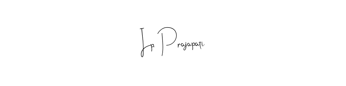 This is the best signature style for the Ip Prajapati name. Also you like these signature font (Andilay-7BmLP). Mix name signature. Ip Prajapati signature style 4 images and pictures png