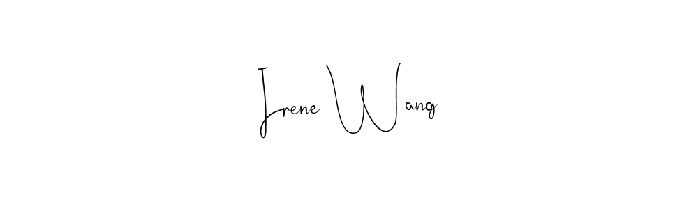 Make a beautiful signature design for name Irene Wang. Use this online signature maker to create a handwritten signature for free. Irene Wang signature style 4 images and pictures png