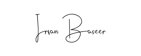 Also we have Irfan Baseer name is the best signature style. Create professional handwritten signature collection using Andilay-7BmLP autograph style. Irfan Baseer signature style 4 images and pictures png