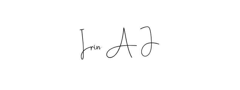 Also You can easily find your signature by using the search form. We will create Irin A J name handwritten signature images for you free of cost using Andilay-7BmLP sign style. Irin A J signature style 4 images and pictures png