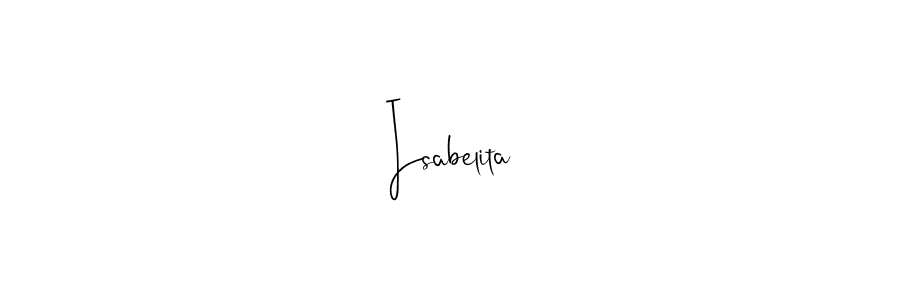 Also You can easily find your signature by using the search form. We will create Isabelita name handwritten signature images for you free of cost using Andilay-7BmLP sign style. Isabelita signature style 4 images and pictures png