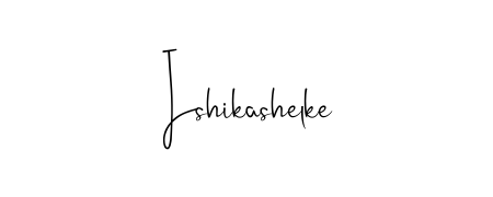 Get inspired by this graceful Andilay-7BmLP signature style for name Ishikashelke. Smooth loops and balanced proportions for everyday use. Ishikashelke signature style 4 images and pictures png