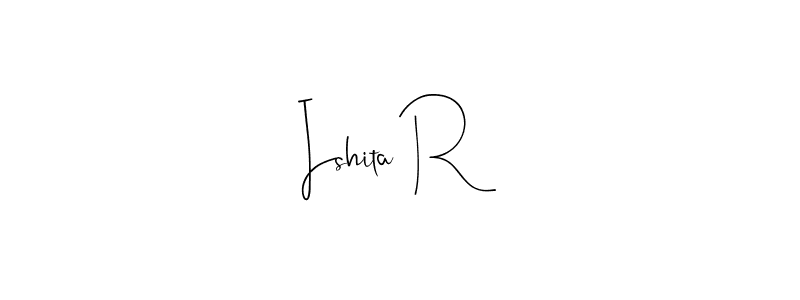 You can use this online signature creator to create a handwritten signature for the name Ishita R. This is the best online autograph maker. Ishita R signature style 4 images and pictures png