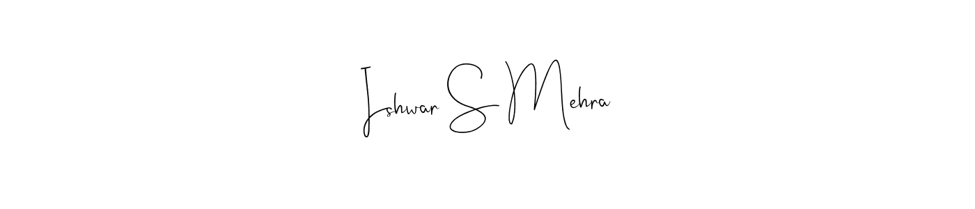 Make a beautiful signature design for name Ishwar S Mehra. Use this online signature maker to create a handwritten signature for free. Ishwar S Mehra signature style 4 images and pictures png