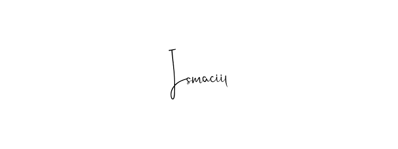 Design your own signature with our free online signature maker. With this signature software, you can create a handwritten (Andilay-7BmLP) signature for name Ismaciil. Ismaciil signature style 4 images and pictures png