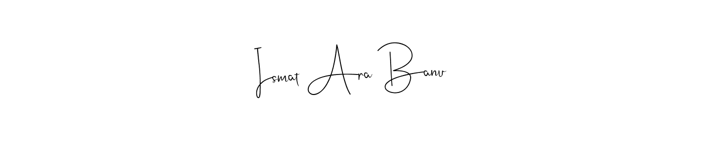 It looks lik you need a new signature style for name Ismat Ara Banu. Design unique handwritten (Andilay-7BmLP) signature with our free signature maker in just a few clicks. Ismat Ara Banu signature style 4 images and pictures png