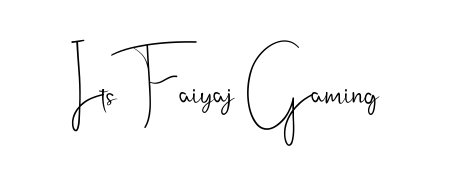 The Andilay-7BmLP handwriting style adds charm and authenticity to name Its Faiyaj Gaming. A wonderful choice for personal thank-you notes. Its Faiyaj Gaming signature style 4 images and pictures png