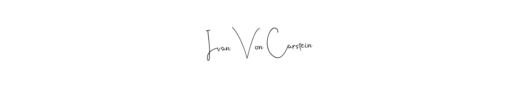 How to Draw Ivan Von Carstein signature style? Andilay-7BmLP is a latest design signature styles for name Ivan Von Carstein. Ivan Von Carstein signature style 4 images and pictures png