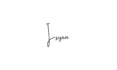 Also we have Izyan name is the best signature style. Create professional handwritten signature collection using Andilay-7BmLP autograph style. Izyan signature style 4 images and pictures png