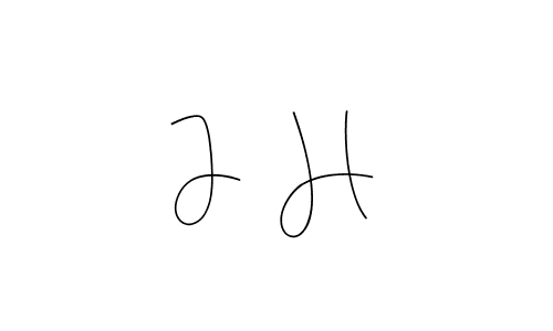 You should practise on your own different ways (Andilay-7BmLP) to write your name (J   H) in signature. don't let someone else do it for you. J   H signature style 4 images and pictures png