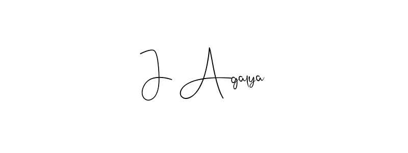 See photos of J Agalya official signature by Spectra . Check more albums & portfolios. Read reviews & check more about Andilay-7BmLP font. J Agalya signature style 4 images and pictures png