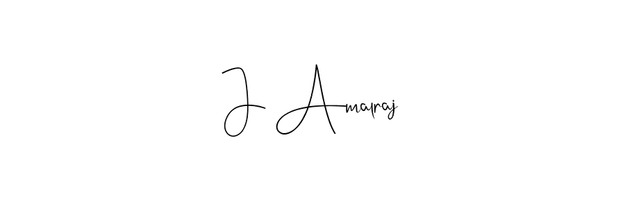 Use a signature maker to create a handwritten signature online. With this signature software, you can design (Andilay-7BmLP) your own signature for name J Amalraj. J Amalraj signature style 4 images and pictures png