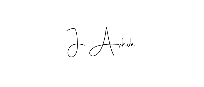 if you are searching for the best signature style for your name J Ashok. so please give up your signature search. here we have designed multiple signature styles  using Andilay-7BmLP. J Ashok signature style 4 images and pictures png