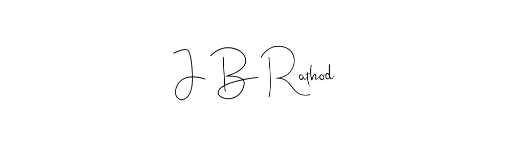 if you are searching for the best signature style for your name J B Rathod. so please give up your signature search. here we have designed multiple signature styles  using Andilay-7BmLP. J B Rathod signature style 4 images and pictures png