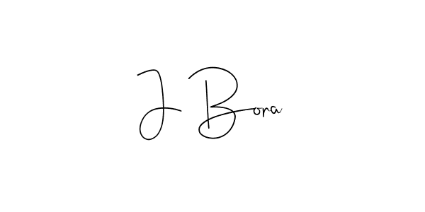 if you are searching for the best signature style for your name J Bora. so please give up your signature search. here we have designed multiple signature styles  using Andilay-7BmLP. J Bora signature style 4 images and pictures png
