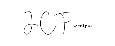 An effortless, minimalist signature concept for J C Ferreira using Andilay-7BmLP design. Clean lines that look great on any document. J C Ferreira signature style 4 images and pictures png
