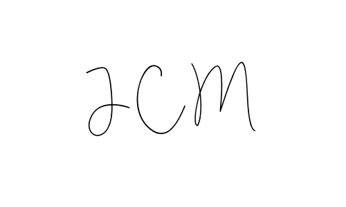 Create a beautiful signature design for name J C M. With this signature (Andilay-7BmLP) fonts, you can make a handwritten signature for free. J C M signature style 4 images and pictures png
