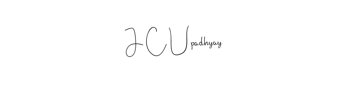 You can use this online signature creator to create a handwritten signature for the name J C Upadhyay. This is the best online autograph maker. J C Upadhyay signature style 4 images and pictures png