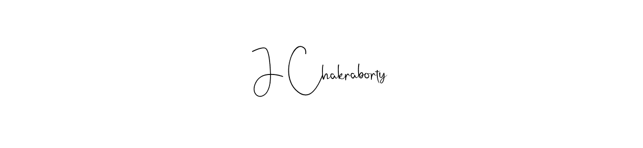 How to make J Chakraborty signature? Andilay-7BmLP is a professional autograph style. Create handwritten signature for J Chakraborty name. J Chakraborty signature style 4 images and pictures png