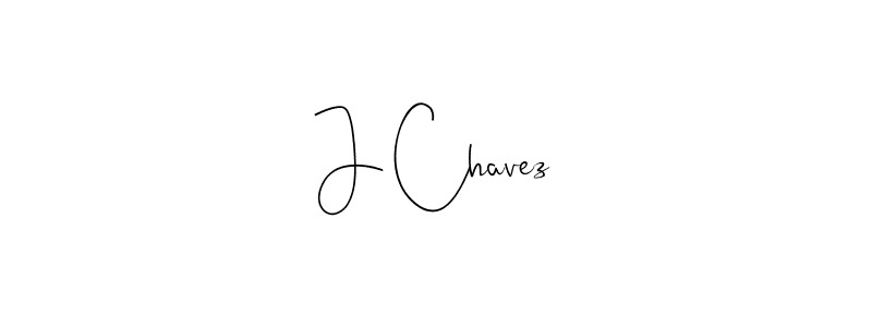 Make a beautiful signature design for name J Chavez. With this signature (Andilay-7BmLP) style, you can create a handwritten signature for free. J Chavez signature style 4 images and pictures png