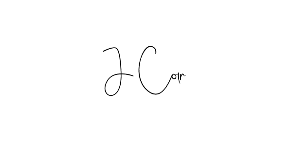 Create a beautiful signature design for name J Colr. With this signature (Andilay-7BmLP) fonts, you can make a handwritten signature for free. J Colr signature style 4 images and pictures png