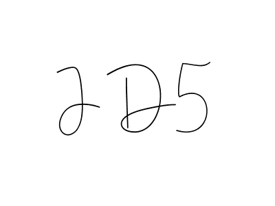 How to make J D5 signature? Andilay-7BmLP is a professional autograph style. Create handwritten signature for J D5 name. J D5 signature style 4 images and pictures png