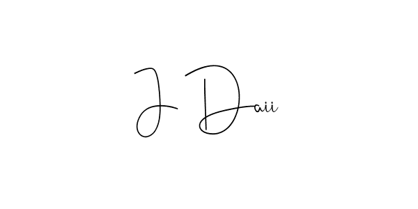 This is the best signature style for the J Daii name. Also you like these signature font (Andilay-7BmLP). Mix name signature. J Daii signature style 4 images and pictures png