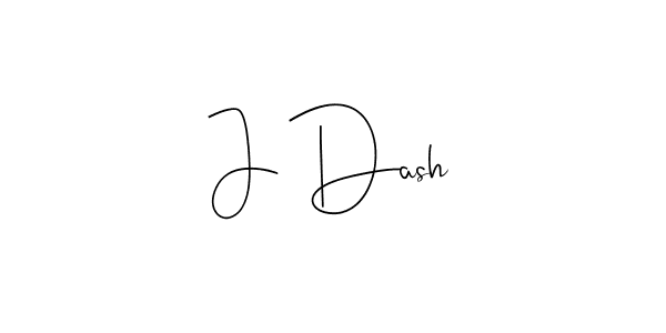 How to make J Dash signature? Andilay-7BmLP is a professional autograph style. Create handwritten signature for J Dash name. J Dash signature style 4 images and pictures png