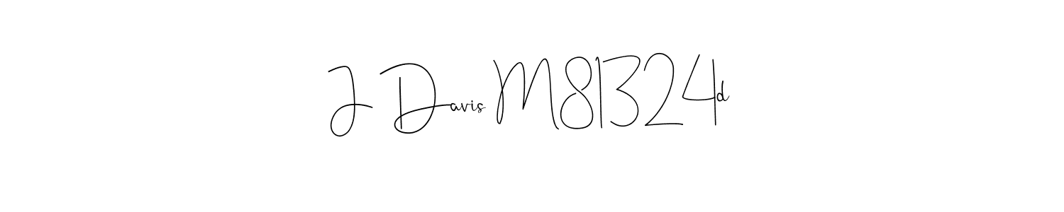 if you are searching for the best signature style for your name J Davis M81324d. so please give up your signature search. here we have designed multiple signature styles  using Andilay-7BmLP. J Davis M81324d signature style 4 images and pictures png