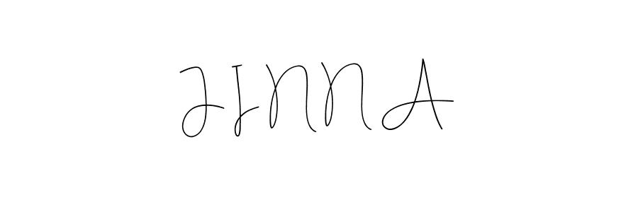 Also we have J I N N A name is the best signature style. Create professional handwritten signature collection using Andilay-7BmLP autograph style. J I N N A signature style 4 images and pictures png