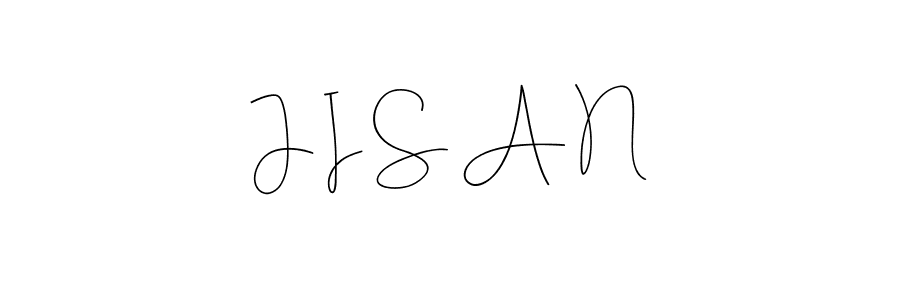 How to make J I S A N signature? Andilay-7BmLP is a professional autograph style. Create handwritten signature for J I S A N name. J I S A N signature style 4 images and pictures png