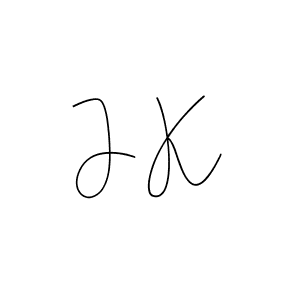 The best way (Andilay-7BmLP) to make a short signature is to pick only two or three words in your name. The name J K include a total of six letters. For converting this name. J K signature style 4 images and pictures png