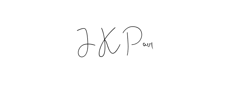 How to make J K Paul name signature. Use Andilay-7BmLP style for creating short signs online. This is the latest handwritten sign. J K Paul signature style 4 images and pictures png