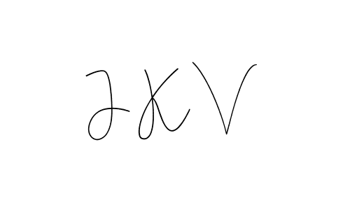 J K V stylish signature style. Best Handwritten Sign (Andilay-7BmLP) for my name. Handwritten Signature Collection Ideas for my name J K V. J K V signature style 4 images and pictures png