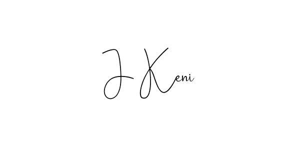 How to make J Keni signature? Andilay-7BmLP is a professional autograph style. Create handwritten signature for J Keni name. J Keni signature style 4 images and pictures png