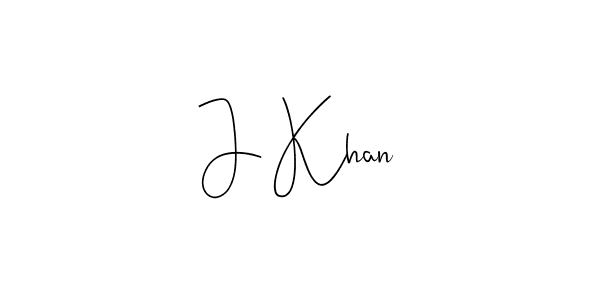 You should practise on your own different ways (Andilay-7BmLP) to write your name (J Khan) in signature. don't let someone else do it for you. J Khan signature style 4 images and pictures png