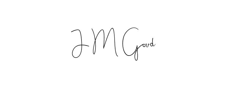 Andilay-7BmLP is a professional signature style that is perfect for those who want to add a touch of class to their signature. It is also a great choice for those who want to make their signature more unique. Get J M Goud name to fancy signature for free. J M Goud signature style 4 images and pictures png