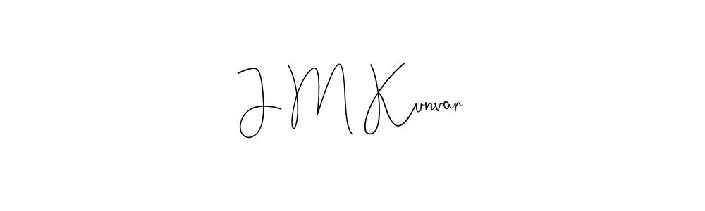 Here are the top 10 professional signature styles for the name J M Kunvar. These are the best autograph styles you can use for your name. J M Kunvar signature style 4 images and pictures png